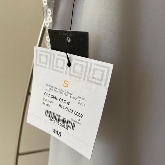 *NEW* Liz Claiborne Sequin Tank Top - Picture 3 of 3